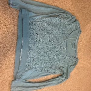 Lace front shirt